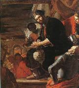 PRETI, Mattia Pilate Washing his Hands af oil painting